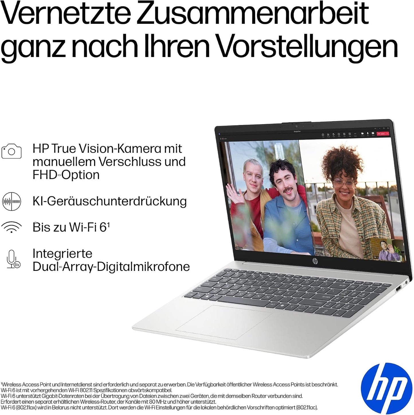 HP 15,6" Laptop – Intel Core 5, 16GB RAM, 512GB SSD