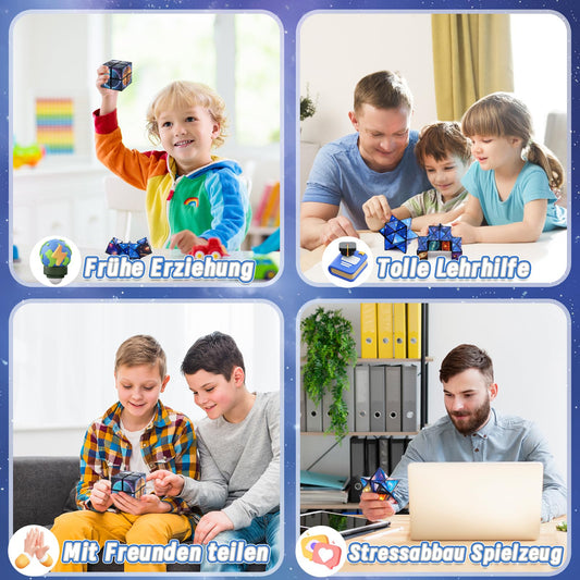 Zauberwürfel Puzzle Spielzeug für Kinder zur Konzentrationsförderung