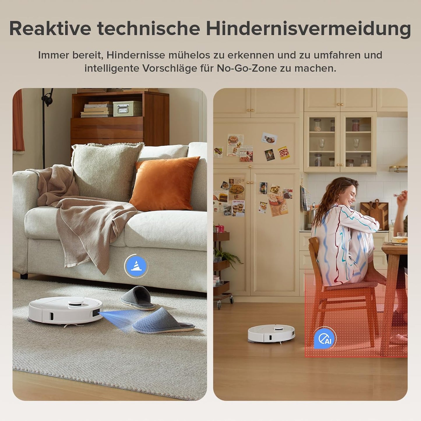 roborock Qrevo 8000Pa Saugroboter mit Wischfunktion