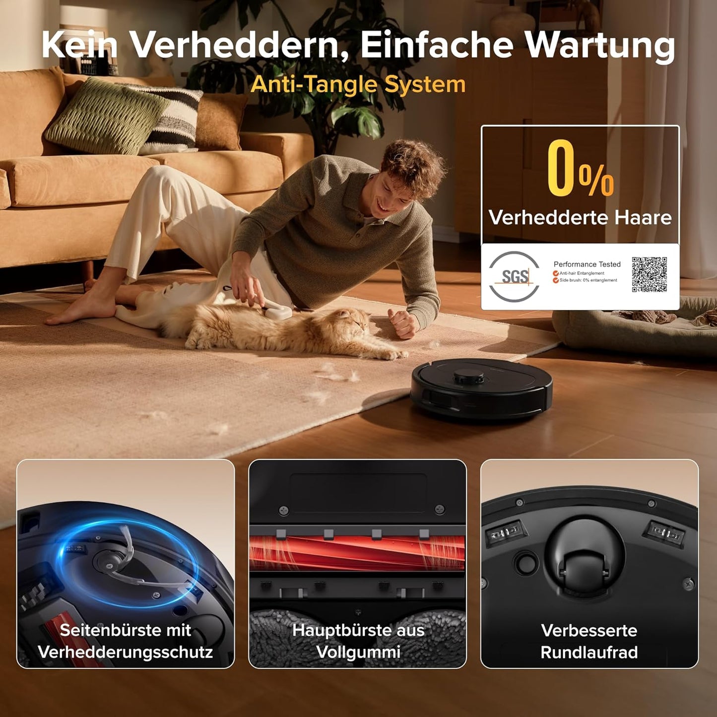 roborock Qrevo S Pro – Saug- & Wischroboter mit Heißwasser