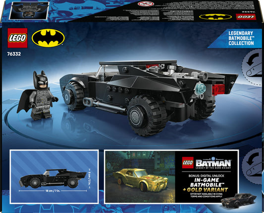 LEGO DC Batman: The Batman Batmobil - Kinder Spielzeug - Spielset mit Modellauto und Superhelden Minifigur für Kinder ab 9 Jahren - Kreatives Geschenk für Jungen, Mädchen und Fans - 76332