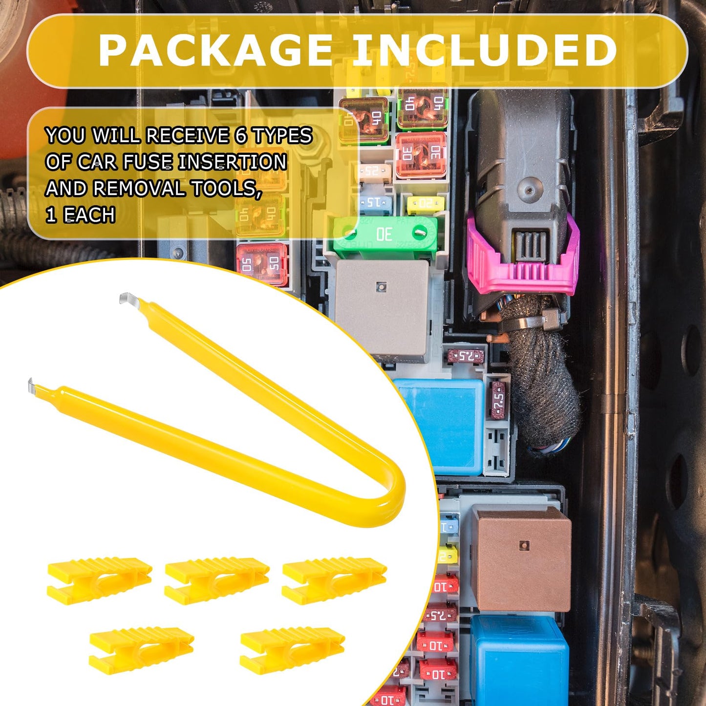 Praktisches Sicherungszieher Set Auto Relais Abzieher Kunststoff