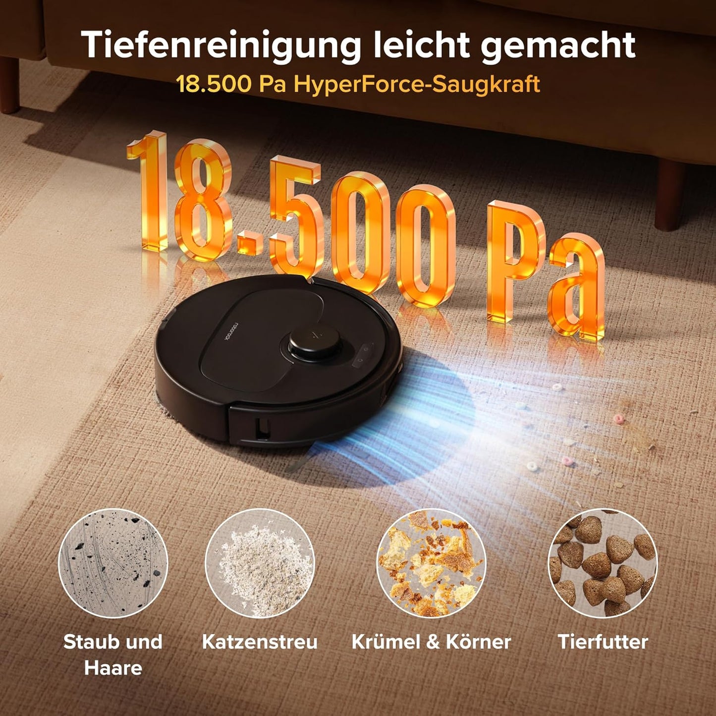 roborock Qrevo S Pro – Saug- & Wischroboter mit Heißwasser