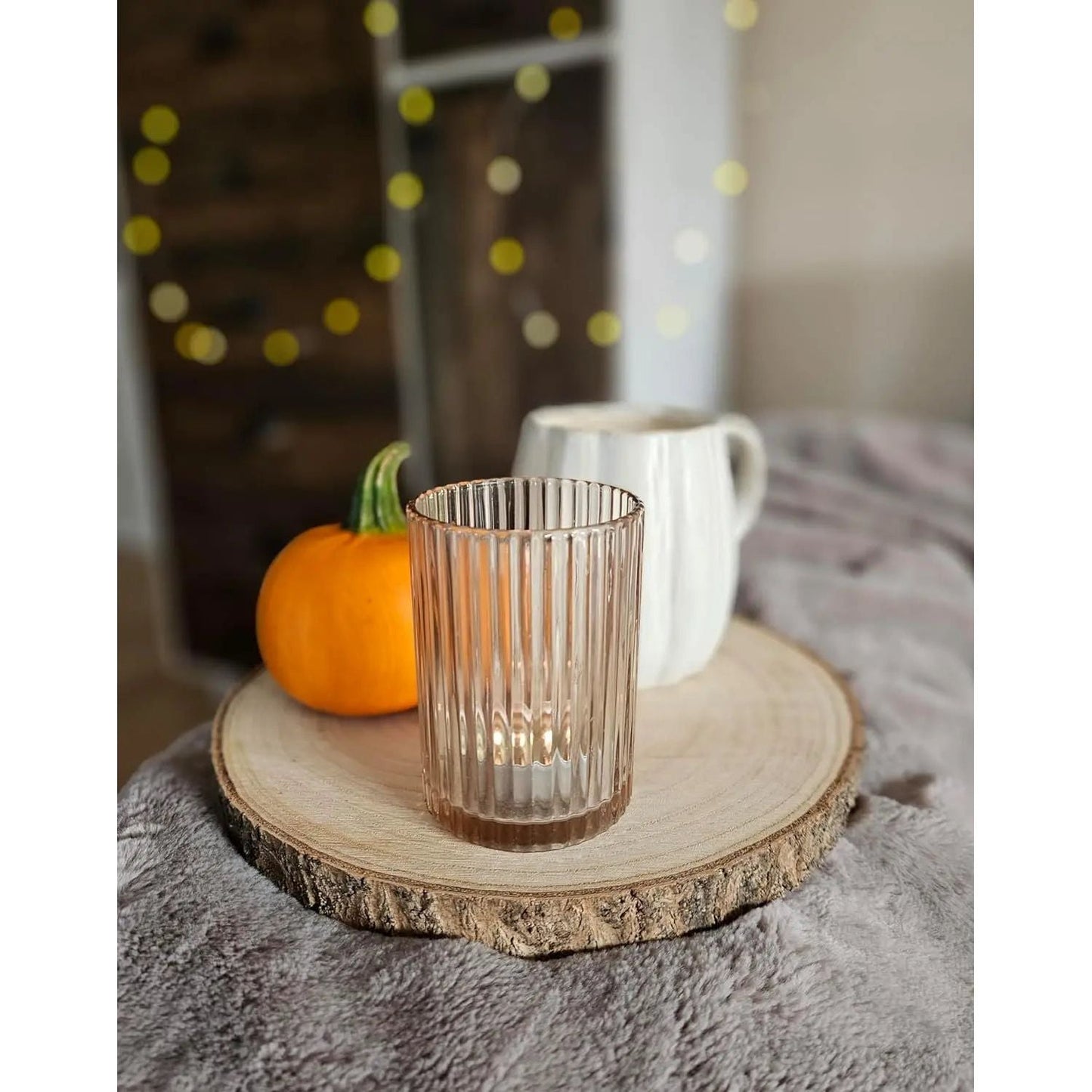 Baumscheibe Brett Holz Holzbrett Dekobrett Tablett Tischdeko Holzscheibe Ø 23 -