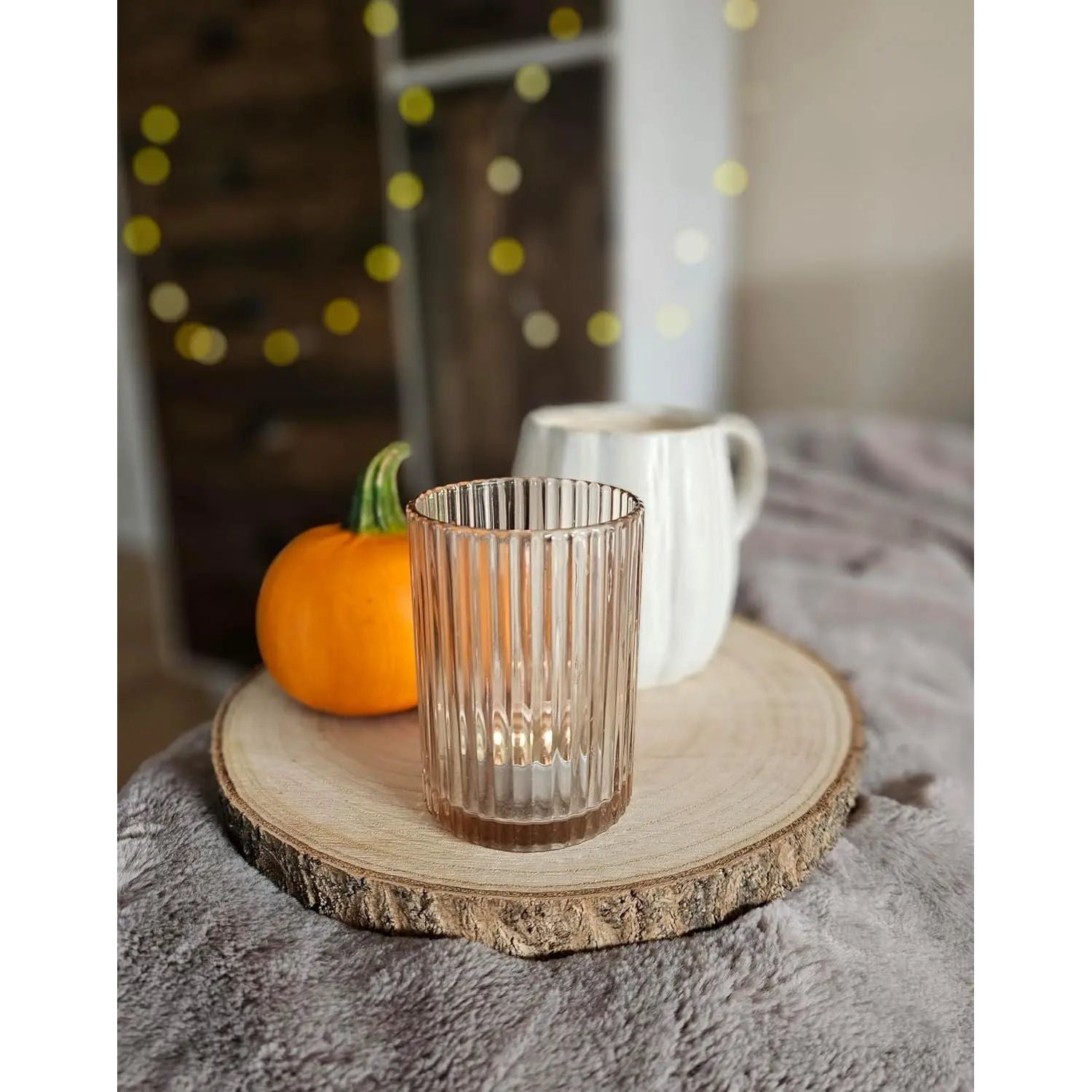 Baumscheibe Brett Holz Holzbrett Dekobrett Tablett Tischdeko Holzscheibe Ø 23 -