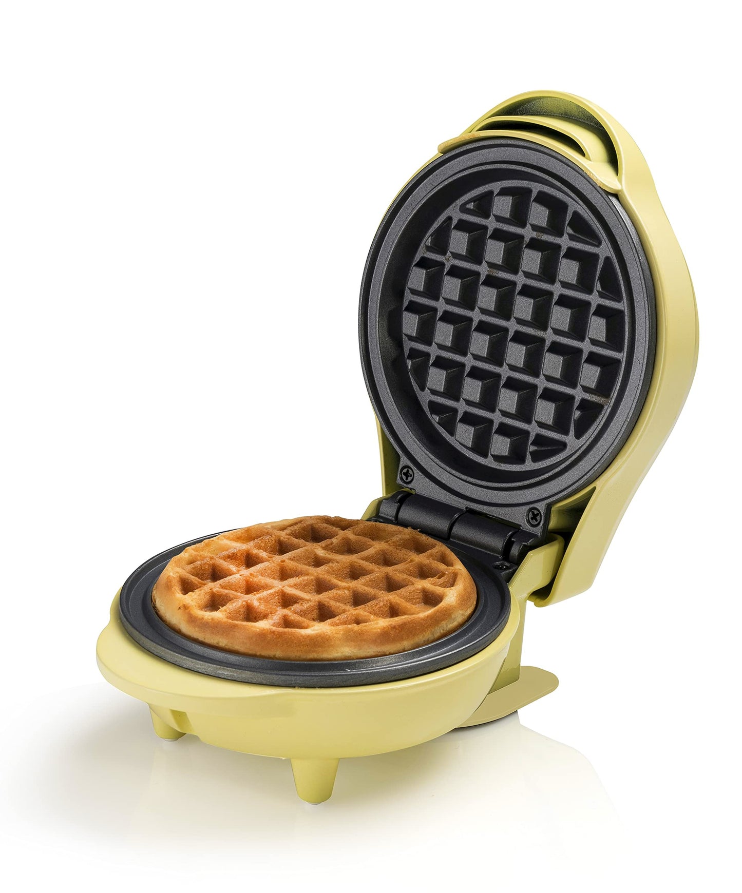 Kleines Mini Waffeleisen mit Antihaftbeschichtung und 550 Watt Leistung