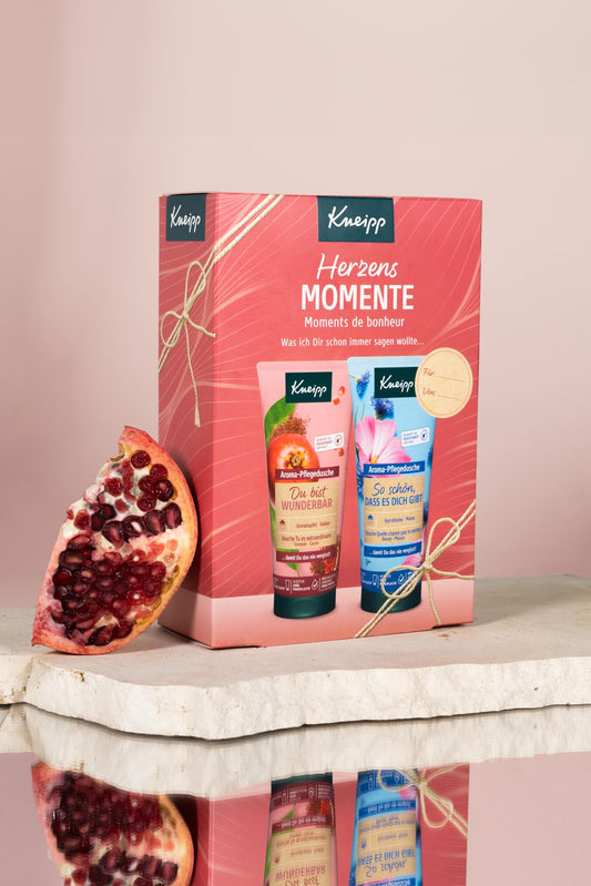 Kneipp Geschenkset Herzensmomente mit 2 Aroma Pflegeduschen 2x200ml