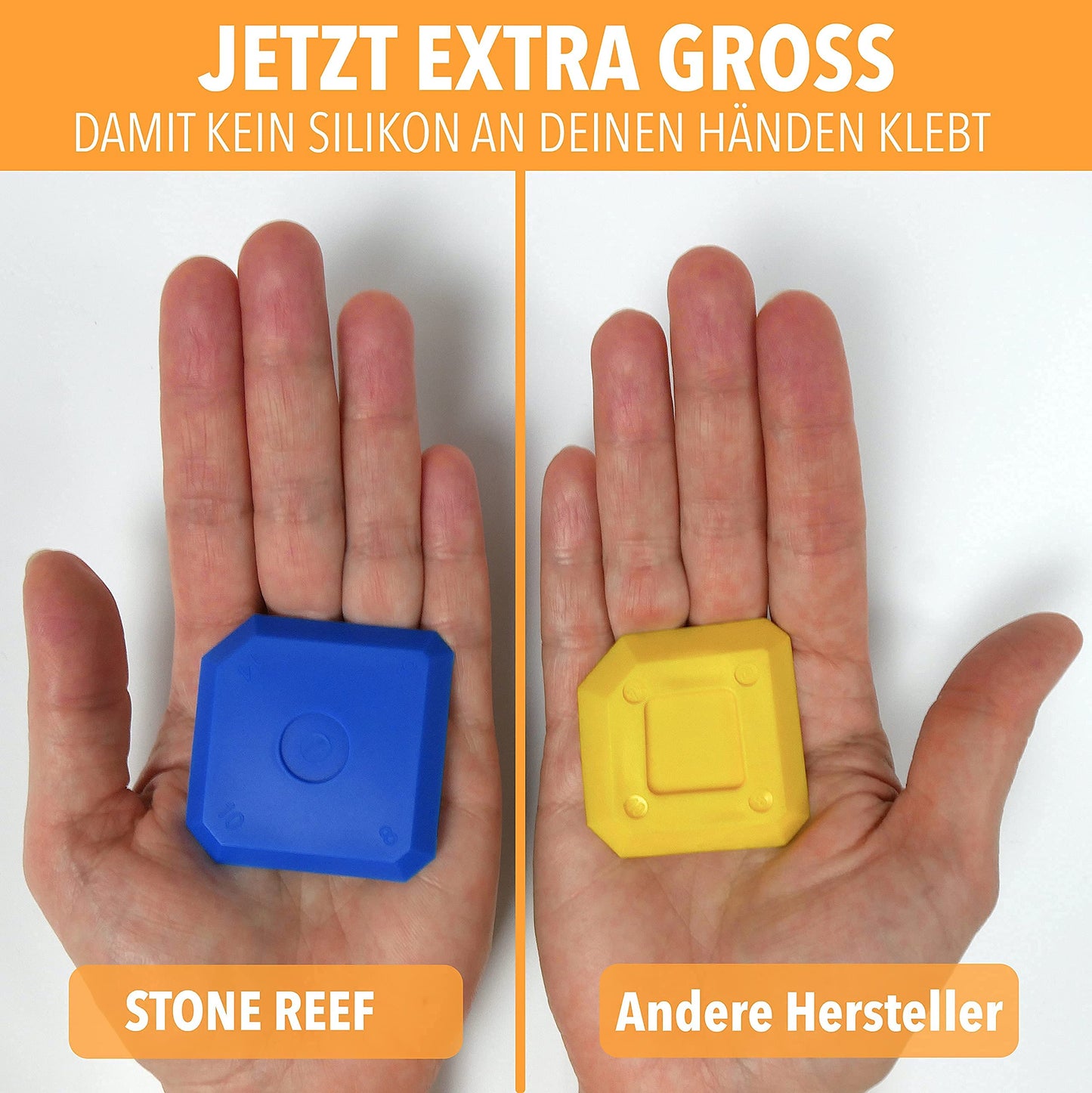 Silikonentferner und Fugenglätter Set 5 teilig für saubere Silikonfugen-STONE REEF