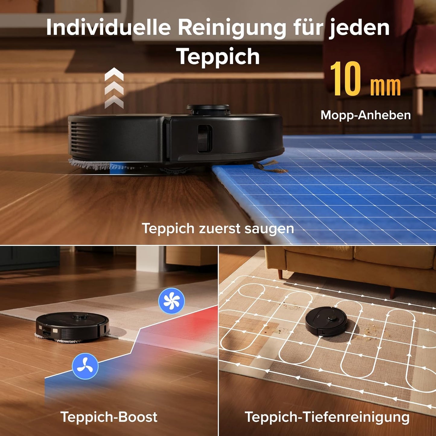 roborock Qrevo S Pro – Saug- & Wischroboter mit Heißwasser