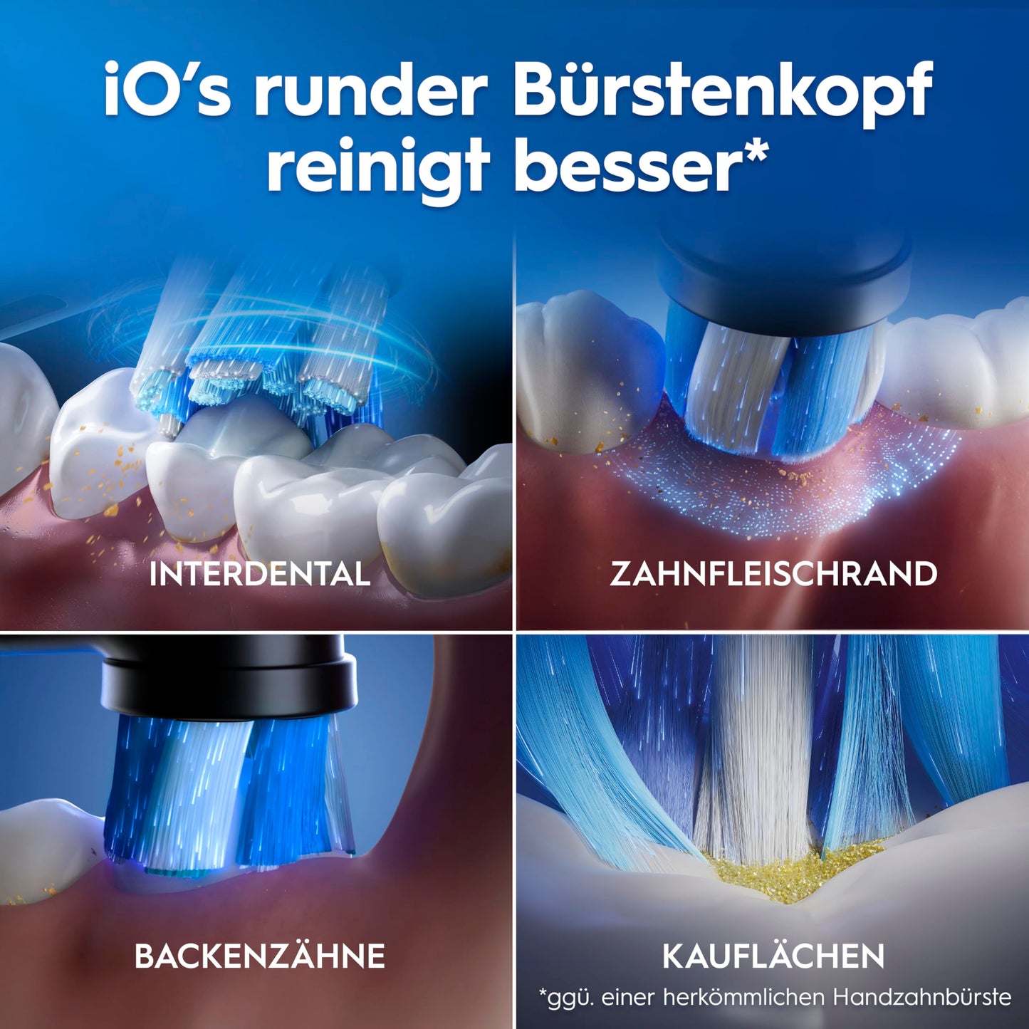Oral-B iO Series 6 Plus Edition Elektrische Zahnbürste, Doppelpack — Electric Toothbrush, Inkl. 4 Aufsteckbürsten, 5 Putzmodi für Zahnpflege, Reise-Etui — Designed by Braun, Schwarz/Rosa