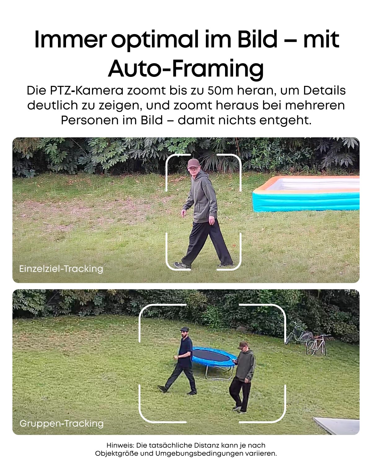 eufyCam S4 2‑Kamera‑Set, kabellose Solar‑Überwachungskamera außen, 3‑Linsen Bullet‑PTZ‑Kamera, 4K UHD, 360° Multi‑Kamera‑Tracking, Auto‑Tracking, 8× Hybridzoom, Farbnachtsicht, 16TB lokaler Speicher