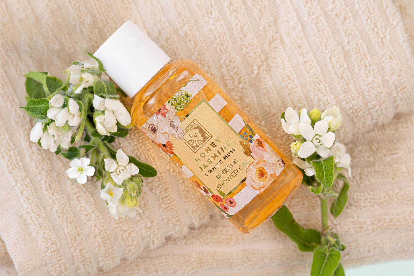 Accentra Duschset Frauen Geschenkset Honey Jasmine Pflegeset 2-teilig-accentra