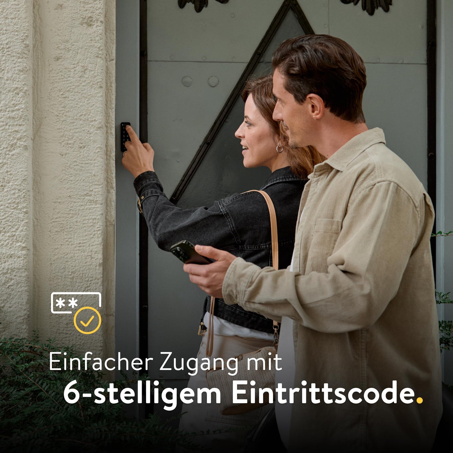 Nuki Smart Lock Go (2025) mit Bluetooth, WLAN & Matter, elektronisches Türschloss macht Smartphone zum Schlüssel, Nachrüsten ohne Zylindertausch – Smart Lock inkl. Keypad