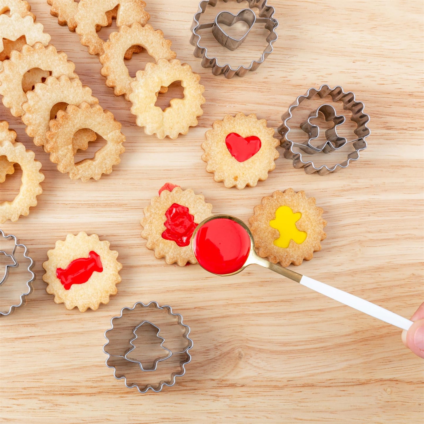 Weihnachten Ausstechformen Set 12 Stueck Plaetzchen Lebkuchenmann