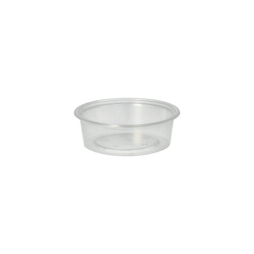 Starpak 50 Dressingbecher aus Polypropylen rund transparent 7,1 cm-Altruan