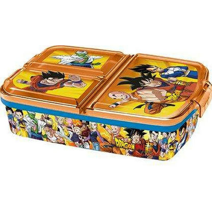 Lunchbox mit Fächern Dragon Ball 20720 (6,7 x 16,5 x 19,5 cm)-Sport und Außenbereich, Zelten und Wandern-Dragon Ball-Ciniskitchen