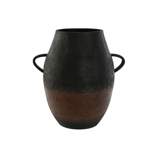 Vase Home ESPRIT Braun Schwarz Metall Vintage 40 x 31,5 x 42,5 cm-Haus & Küche, Heimdekoration-Home ESPRIT-Ciniskitchen