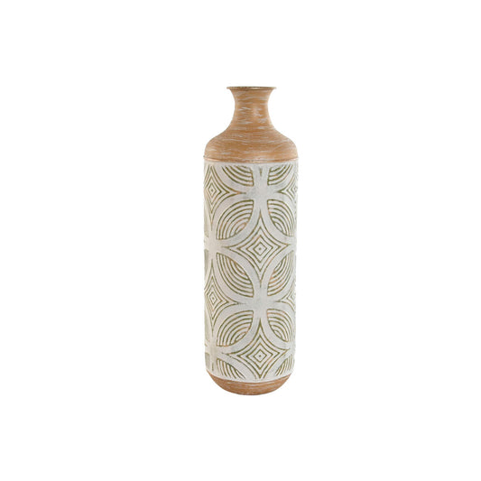 Vase Home ESPRIT grün Beige natürlich Metall Tropical 18 x 18 x 56 cm-Haus & Küche, Heimdekoration-Home ESPRIT-Ciniskitchen