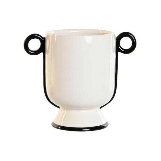 Vase Home ESPRIT zweifarbig aus Keramik Moderne 21 x 13 x 18 cm (12 Stück)-Haus & Küche, Heimdekoration-Home ESPRIT-Ciniskitchen
