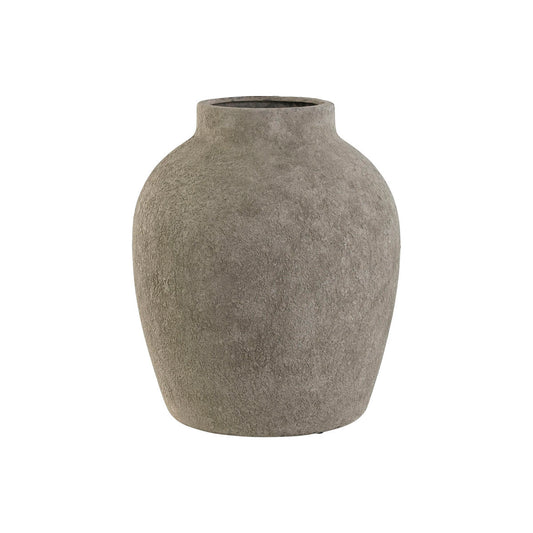 Vase Home ESPRIT Grau Zement 31 x 31 x 36 cm-Haus & Küche, Heimdekoration-Home ESPRIT-Ciniskitchen