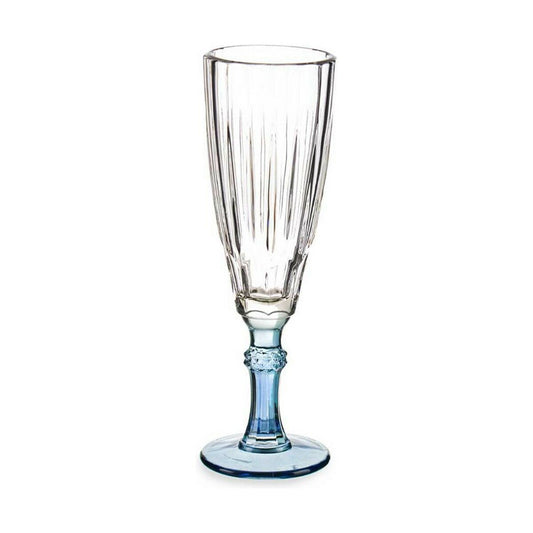 Champagnerglas Exotic Kristall Blau 170 ml-Haus & Küche, Besteck, Geschirr und Glaswaren-Vivalto-Ciniskitchen