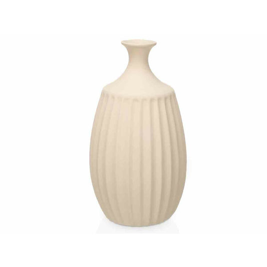 Vase Beige aus Keramik 27 x 48 x 27 cm-Haus & Küche, Heimdekoration-Gift Decor-Ciniskitchen