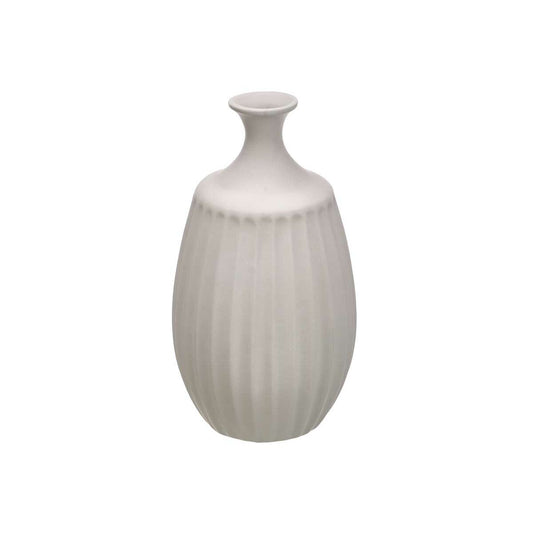 Vase Grau aus Keramik 27 x 48 x 27 cm-Haus & Küche, Heimdekoration-Gift Decor-Ciniskitchen