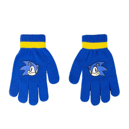 Handschuhe Sonic Blau-Kleidung, Jungen-Sonic-Ciniskitchen