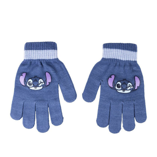 Handschuhe Stitch Dunkelblau-Kleidung, Mädchen-Stitch-Ciniskitchen