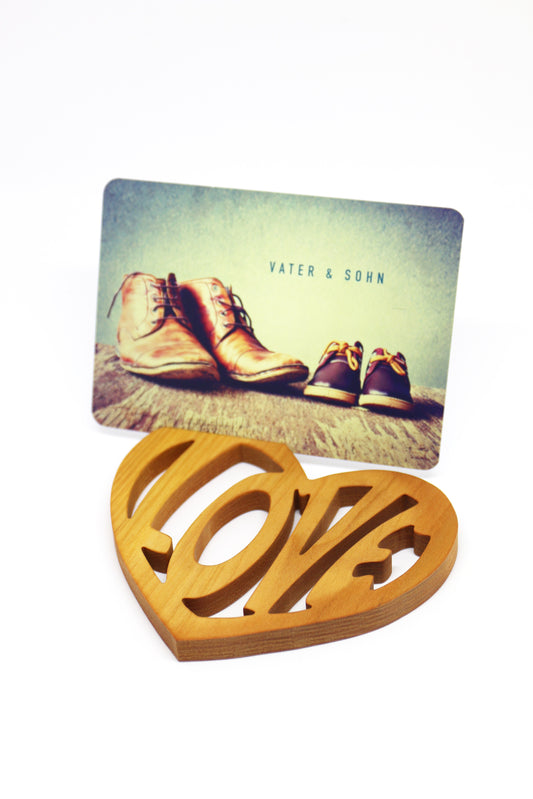 Thankgoods HERZ Postkartenhalter LOVE-Thankgoods - Der herzliche Geschenkeshop!