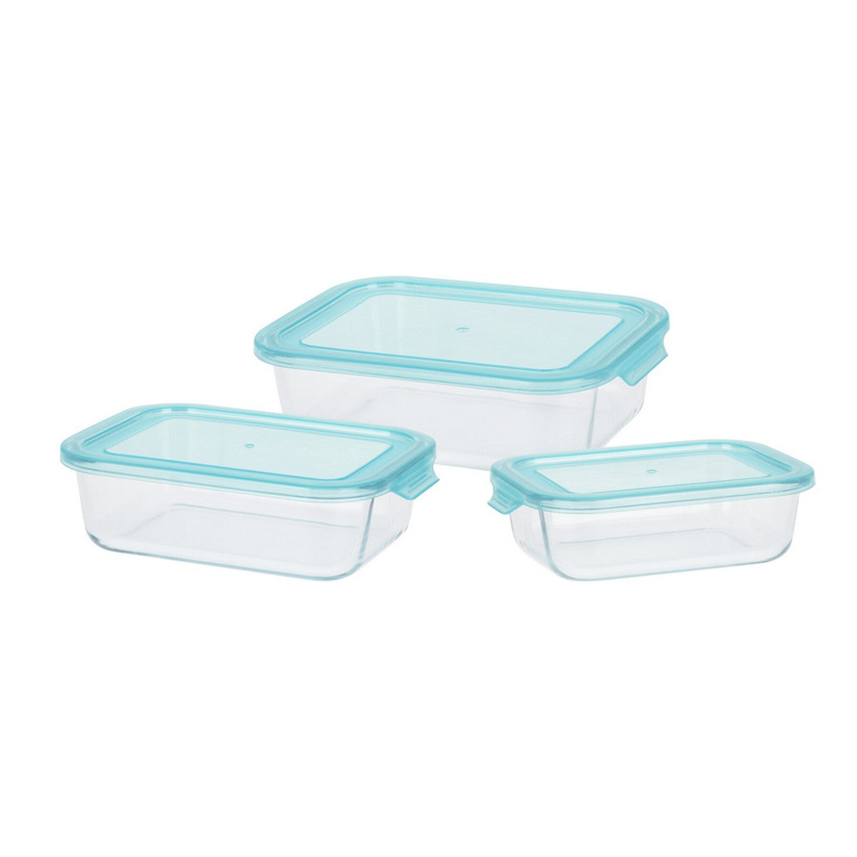 3 Lunchbox-Set Excellent Houseware Kristall-Haus & Küche, Lagerung und Organisation-Excellent Houseware-Ciniskitchen