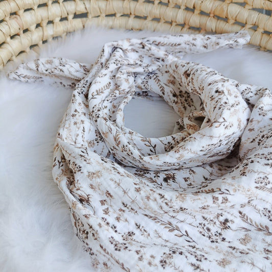 Weiches Musselintuch aus Baumwolle f ür Kinderwagen und Alltag