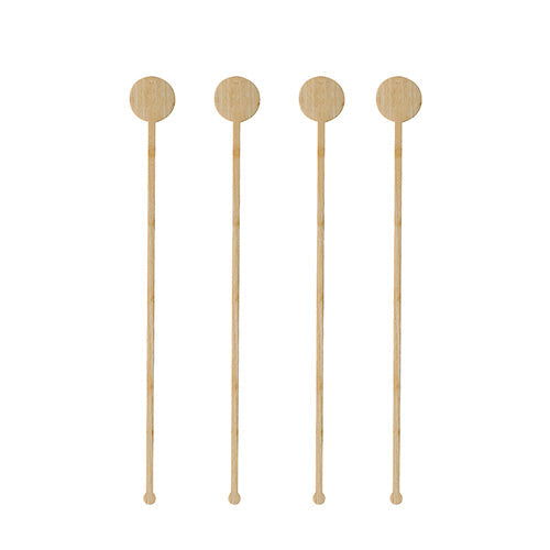 Getränke Quirle aus Bambus 100 Stück umweltfreundlich stabil natur-Altruan