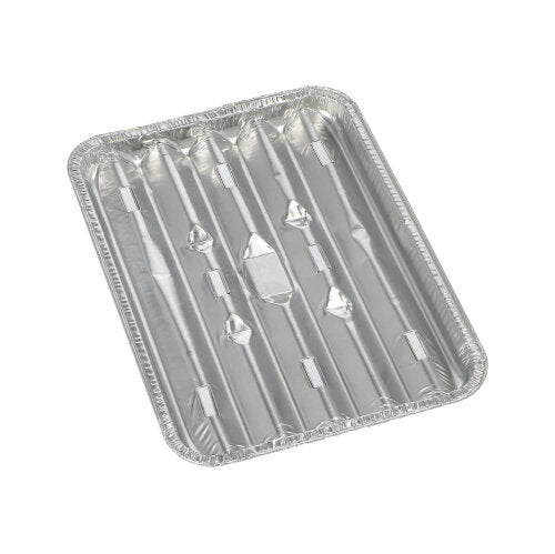 10er Set Grillschalen aus Aluminium eckig 1,4 cm x 16,3 cm x 22,7 cm-Altruan