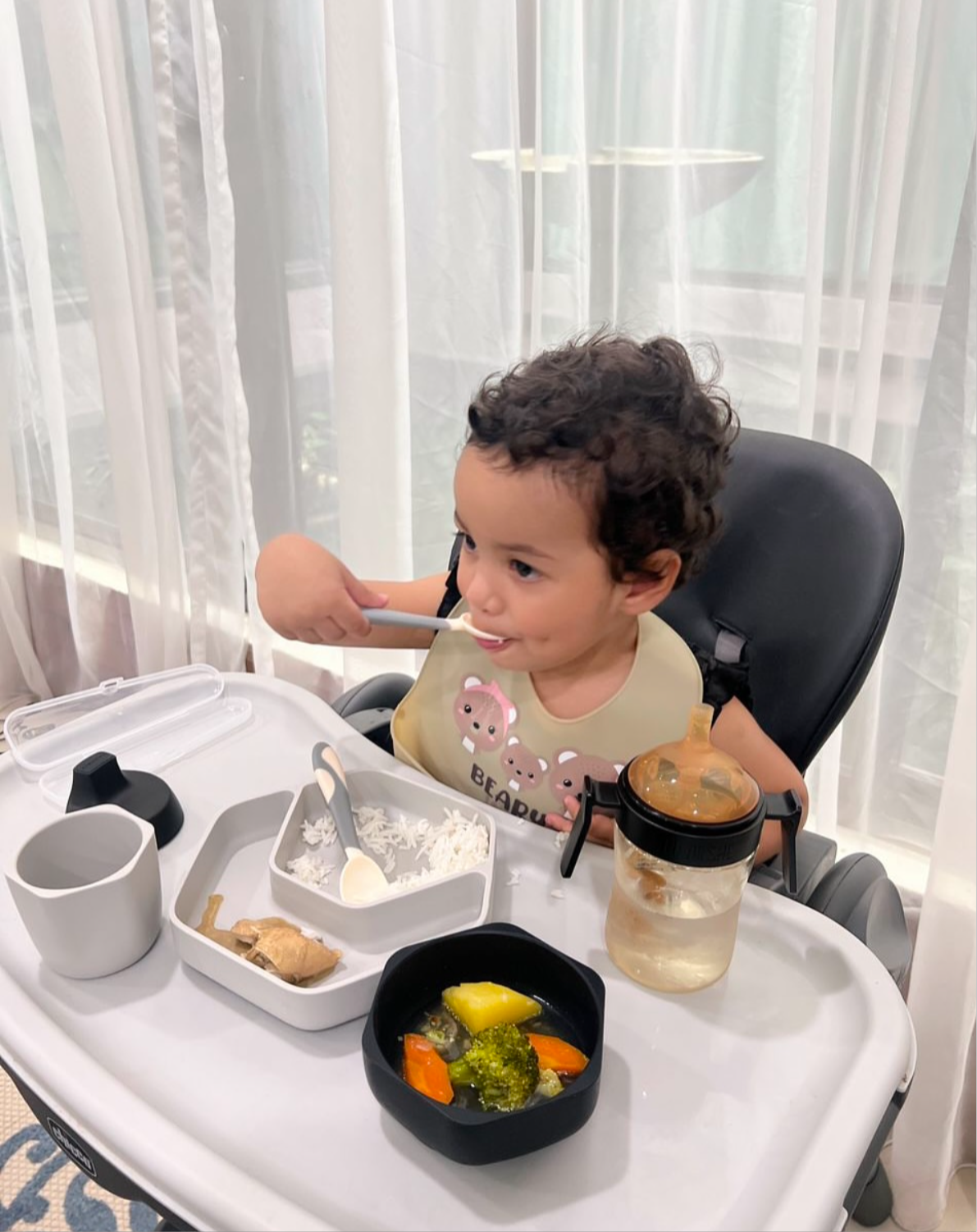 Praktisches Esslerngeschirr Set für selbstständiges Essen