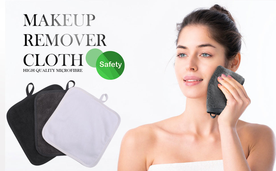 Wiederverwendbare Mikrofaser Gesichtstücher 6er Set 20x20 cm