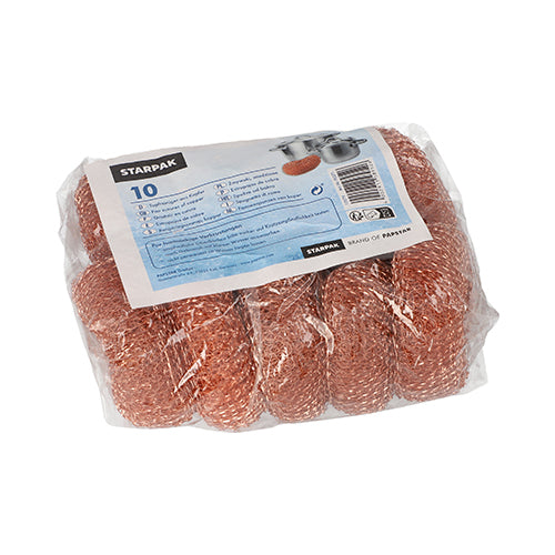 Kupfer Topfreiniger rund ø 9 cm Höhe 3 cm 10 Stück für Küche-Altruan