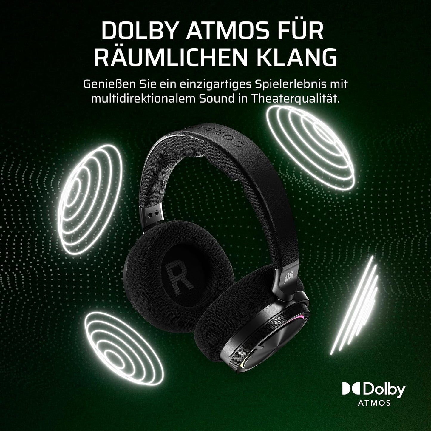 Corsair Virtuoso MAX – Premium Gaming-Headset mit Dolby Atmos