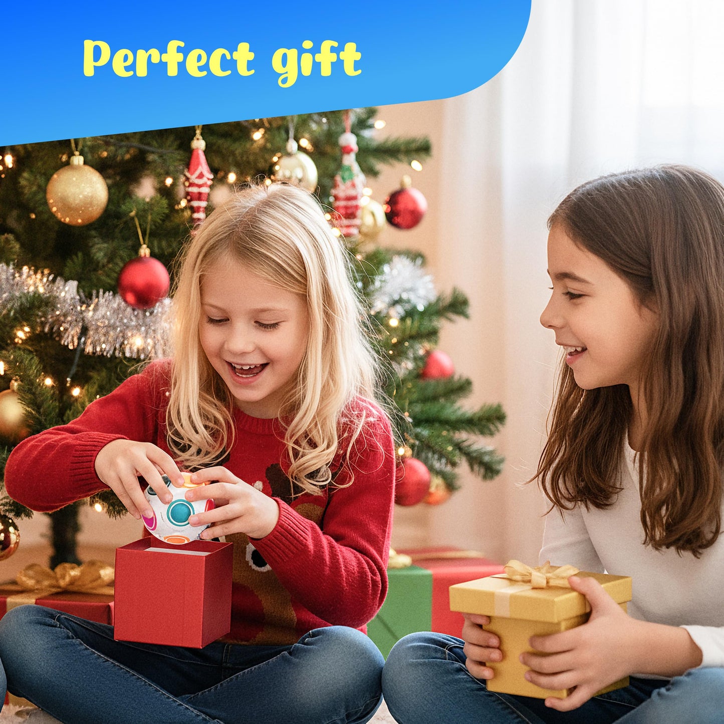 Original Regenbogenball als Stress und Konzentrationsspielzeug