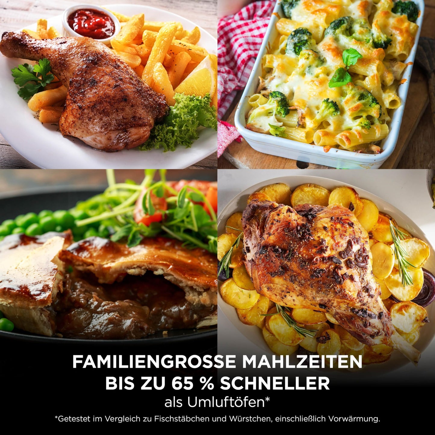 Ninja Foodi FlexDrawer Dual Zone Heißluftfritteuse, Air fryer mit 10,4-Fach und herausnehmbarem Trenner, Antihaftbeschichtung, spülmaschinenfester Korb, 7-in-1, Schwarz & Kupfer, AF500EUCP