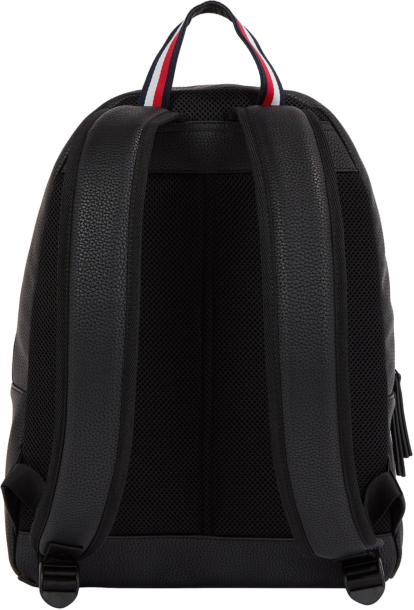 Tommy Hilfiger Herren Rucksack Essential PU Backpack Handgepäck, Schwarz (Black), Einheitsgröße