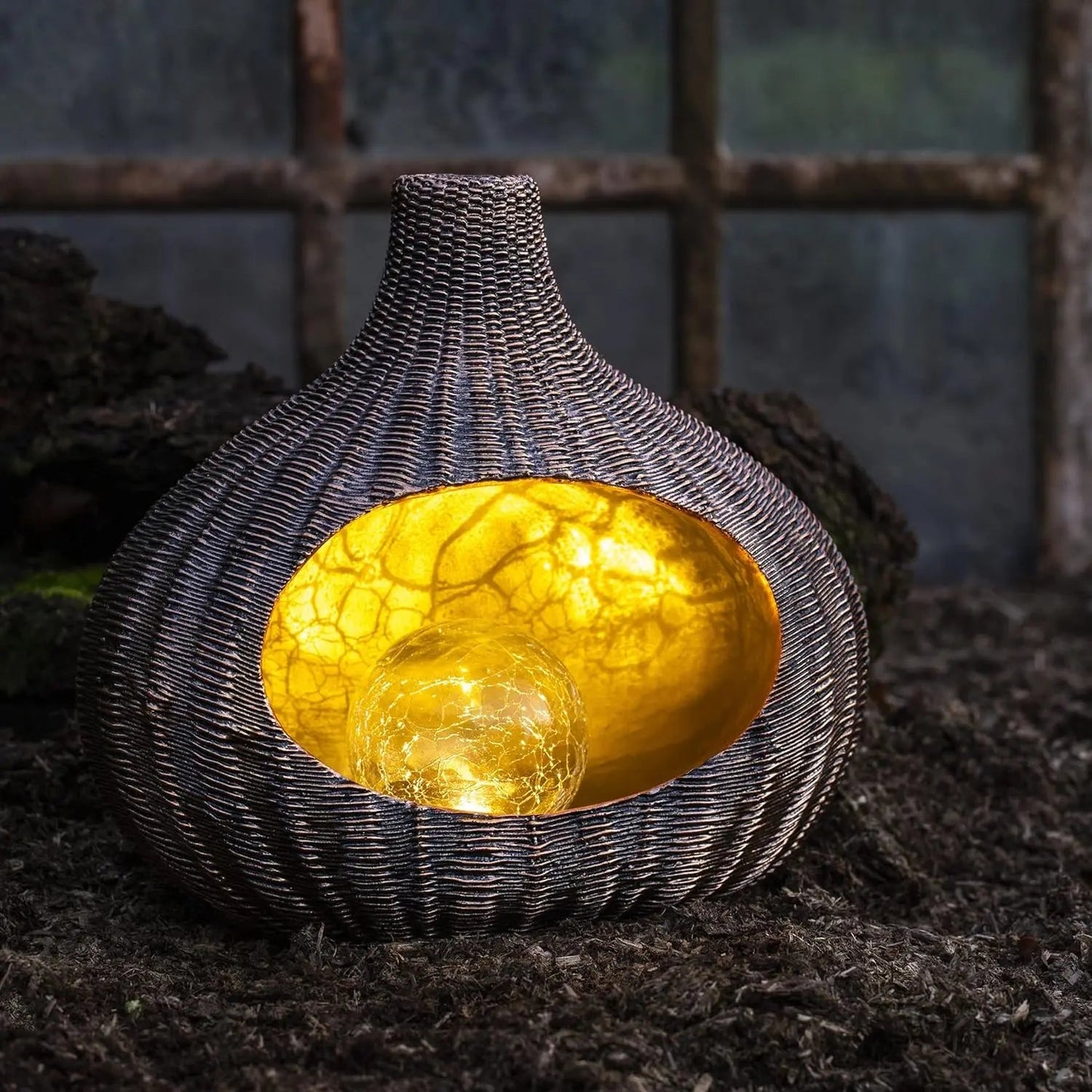 Solarleuchte MALI Solarlampe warmweiß Garten Balkon Laterne