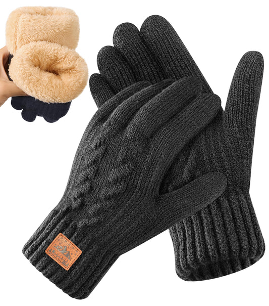 Bobelle Wear Herren Winterhandschuhe mit Fleecefutter und Touchsc