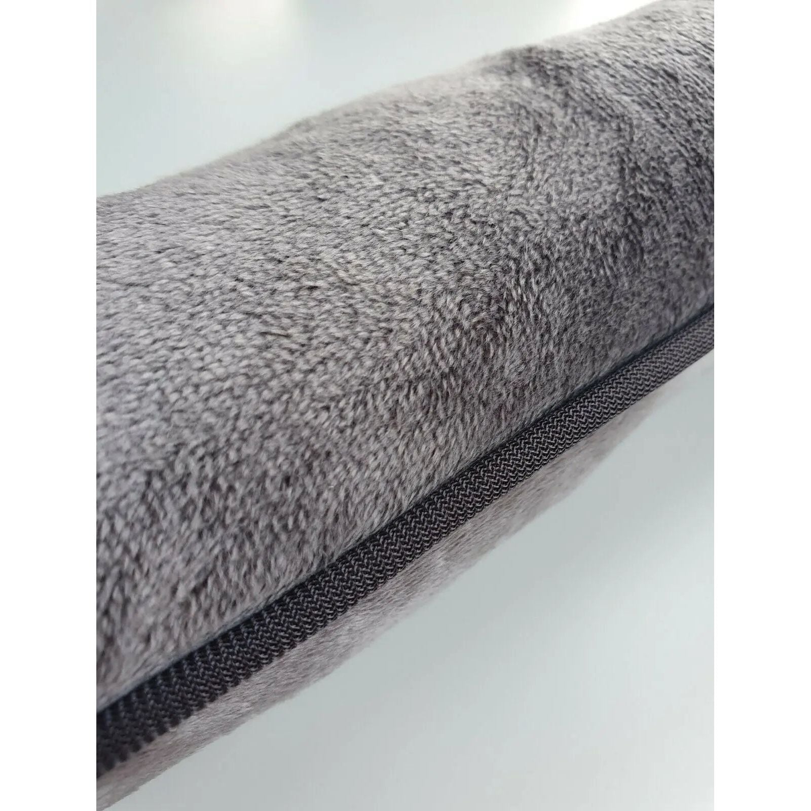 Effektiver Zugluftstopper aus Microfaser 90 cm Dunkelgrau