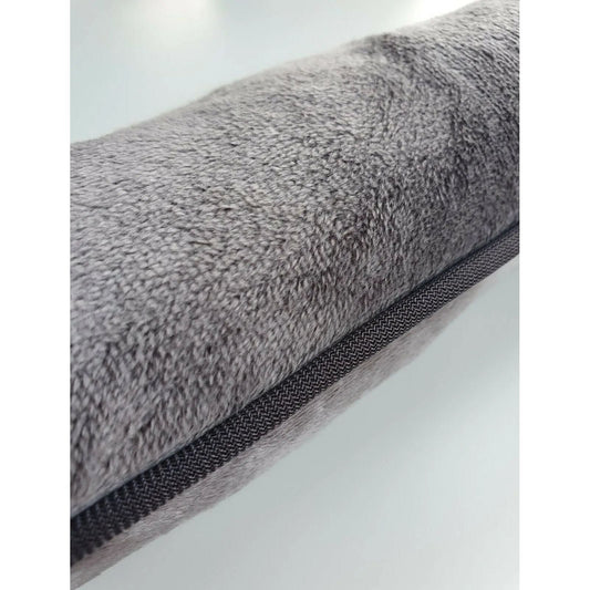 Effektiver Zugluftstopper aus Microfaser 90 cm Dunkelgrau
