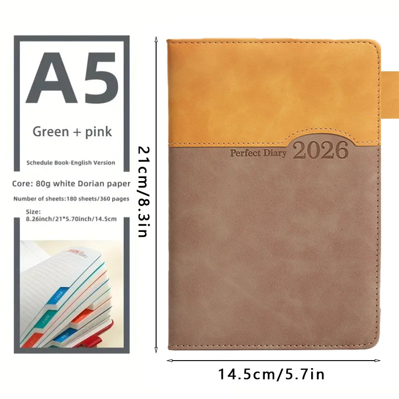 2026 Tagesplaner Notizbuch für effiziente Organisation