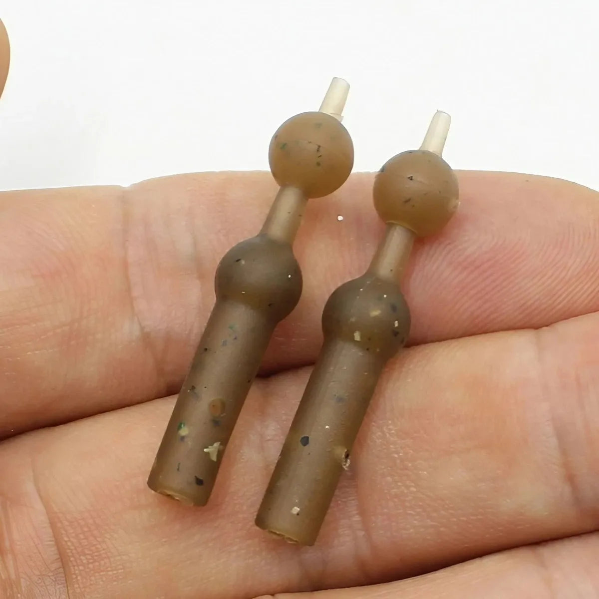 Karpfen Angelzubehör Set Tarnung Puffer Perlen für Haar Rig 10/50 Stk.