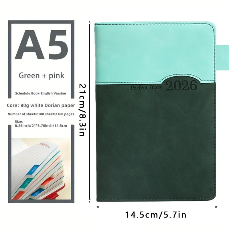 2026 Tagesplaner Notizbuch für effiziente Organisation