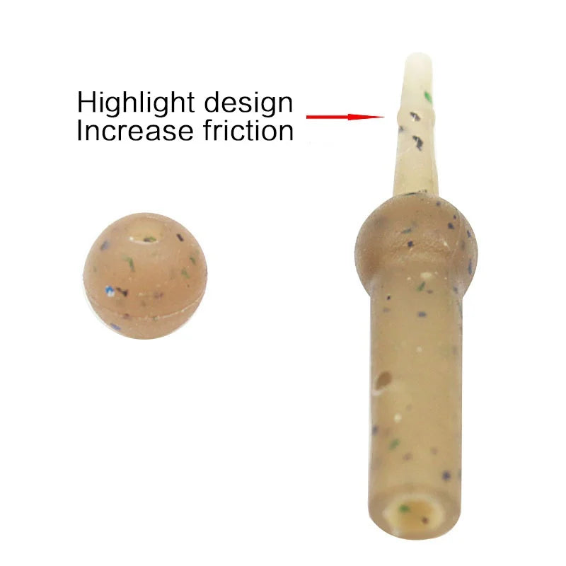 Karpfen Angelzubehör Set Tarnung Puffer Perlen für Haar Rig 10/50 Stk.