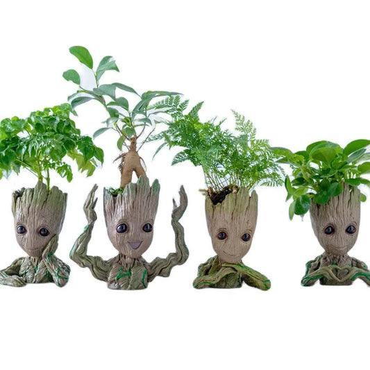 Vielseitige Dekovase für Büro Haus und Pflanzen Kunststoff